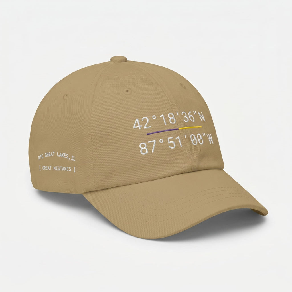 RTC Great Lakes "Great Mistakes" Coordinates - Premium Dad Hat