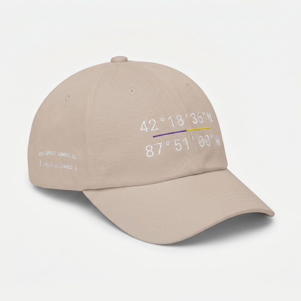 RTC Great Lakes "Great Mistakes" Coordinates - Premium Dad Hat