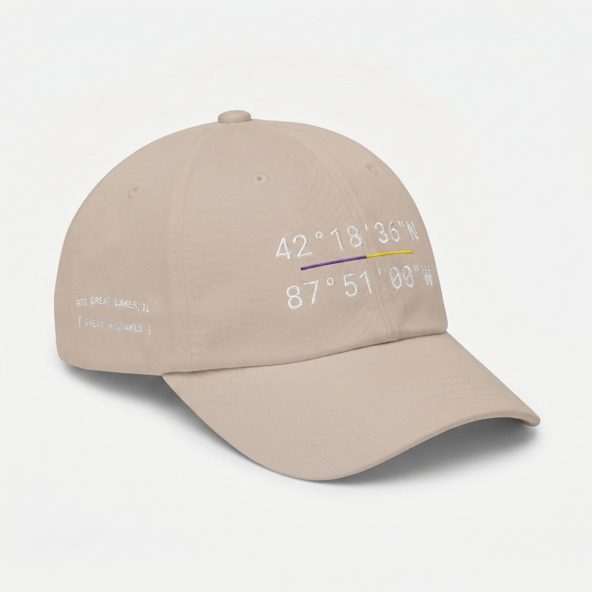 RTC Great Lakes "Great Mistakes" Coordinates - Premium Dad Hat