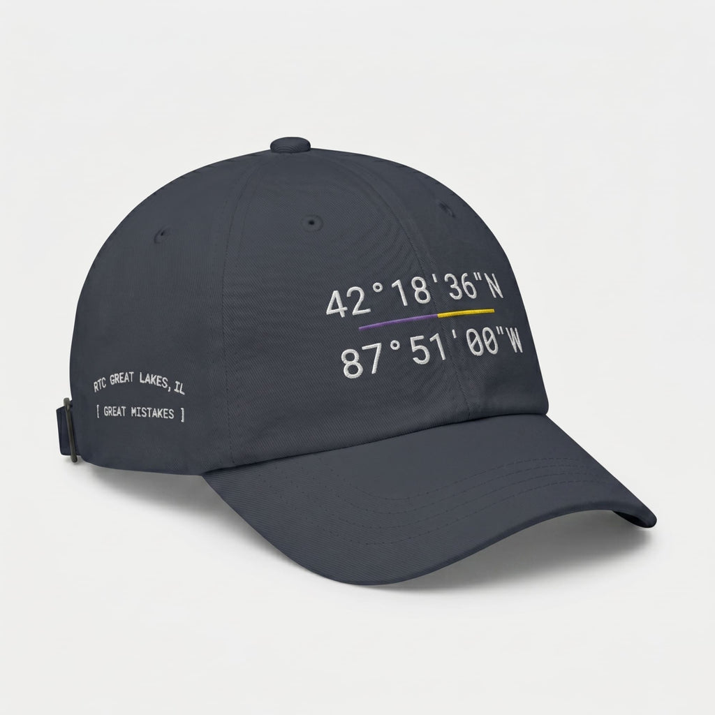 RTC Great Lakes "Great Mistakes" Coordinates - Premium Dad Hat