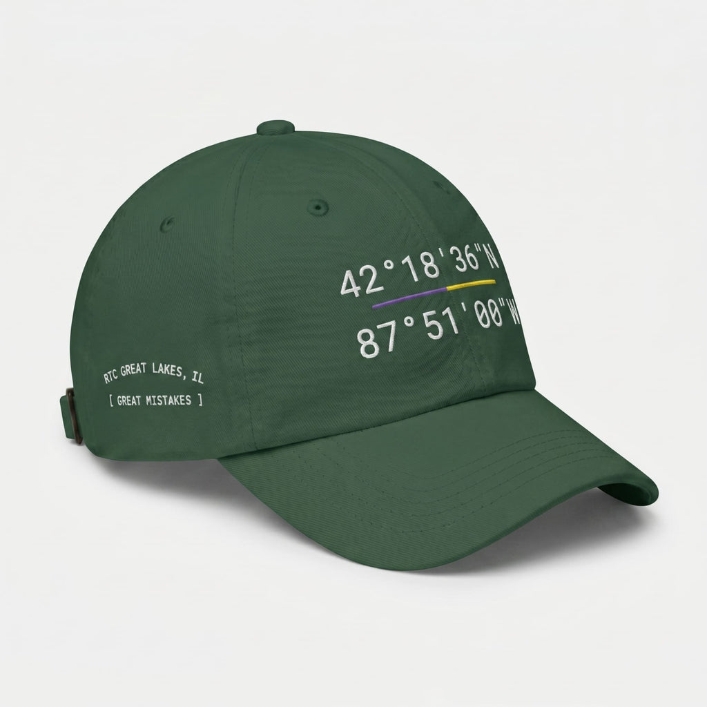 RTC Great Lakes "Great Mistakes" Coordinates - Premium Dad Hat