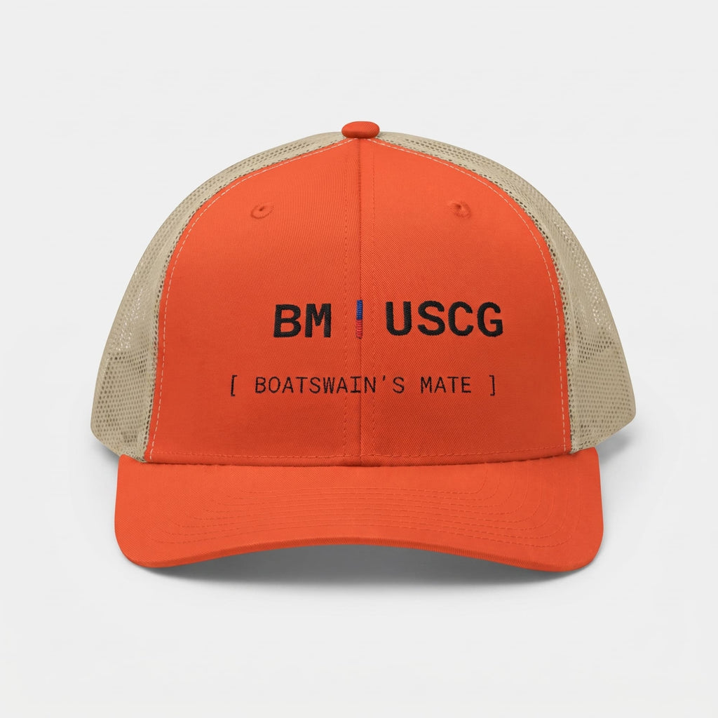 BM | USCG "Boatswain's Mate" Trucker Cap
