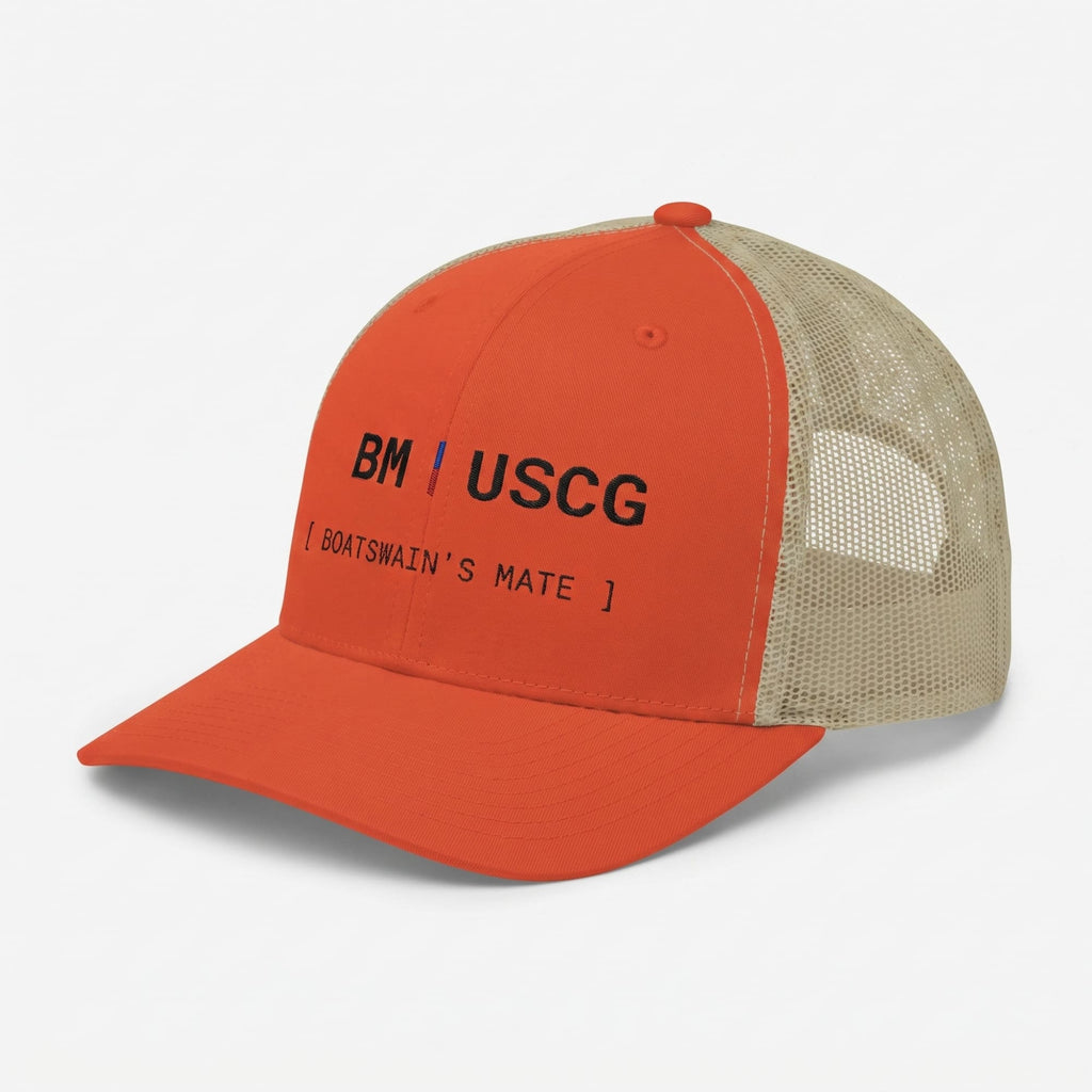 BM | USCG "Boatswain's Mate" Trucker Cap