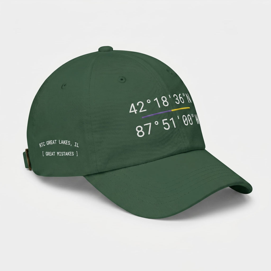 RTC Great Lakes "Great Mistakes" Coordinates - Premium Dad Hat