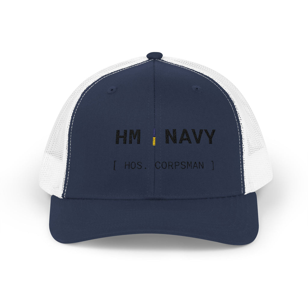 HM | NAVY "Hospital Corpsman" Trucker  Cap
