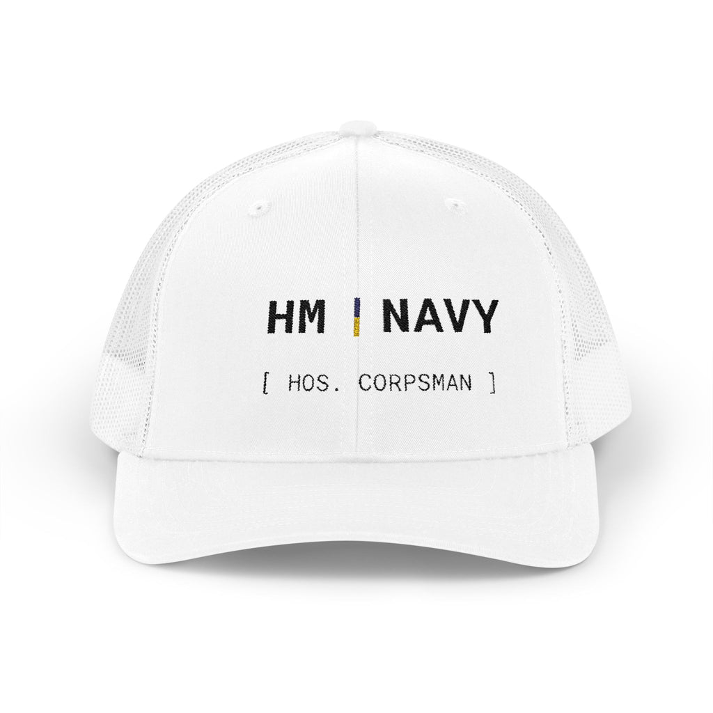 HM | NAVY "Hospital Corpsman" Trucker  Cap