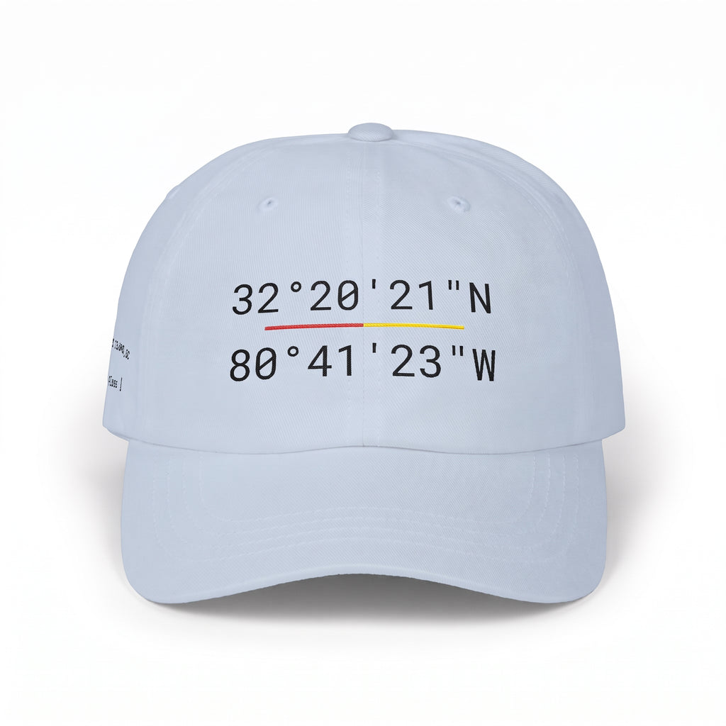 MCRD Parris Island, SC "Sand Fleas" Coordinates - Premium Dad Hat